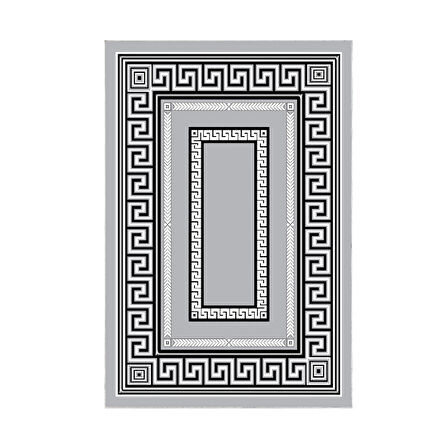 Dekoreko Kaymaz Taban Djt Salon Halısı Yıldız Deri Modern 651M