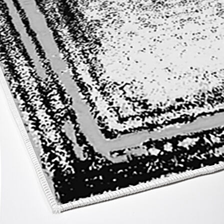 Dekoreko Kaymaz Taban Djt Mutfak Halısı Yıldız Deri Modern M5132