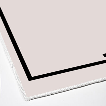 Dekoreko Kaymaz Taban Djt Mutfak Halısı Yıldız Deri Modern 1919