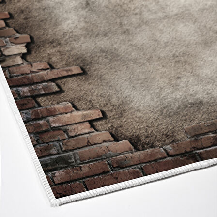 Dekoreko Kaymaz Taban Djt Banyo Halısı Trend Modern F5049