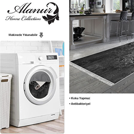 Dekoreko Kaymaz Taban Djt Mutfak Halısı Trend Saçaklı Modern 1999