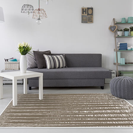 Dekoreko Kaymaz Taban Djt Salon Halısı Star Pamuk Modern M5045