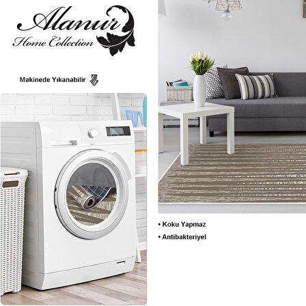 Dekoreko Kaymaz Taban Djt Salon Halısı Star Pamuk Modern M5045