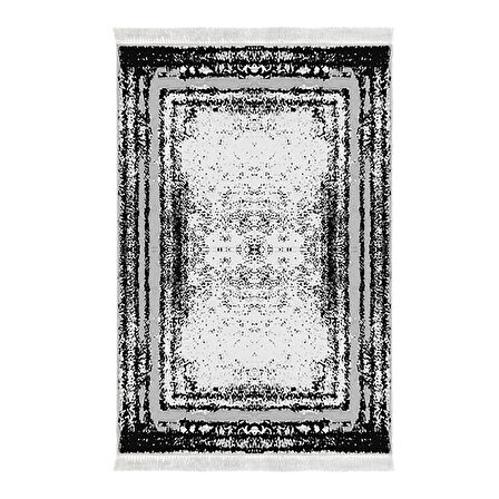 Dekoreko Kaymaz Taban Djt Salon Halısı Star Pamuk Saçaklı Modern M5132