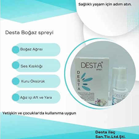 DESTA BOĞAZ SPREY 