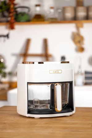 Nell Healthy Glass 4.2 lt Yağsız Airfryer BEYAZ