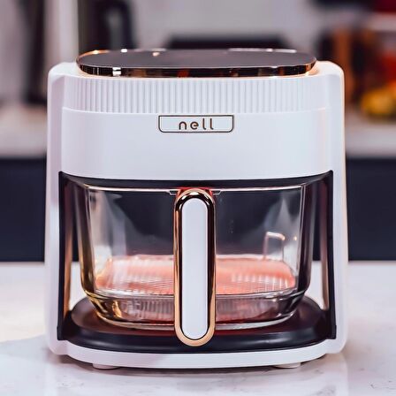 Nell Healthy Glass 4.2 lt Yağsız Airfryer Siyah - Gri