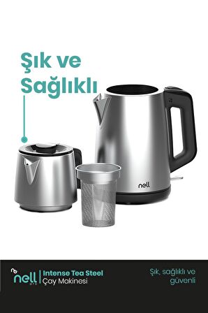 Nell Intense Steel Çelik Çay Makinesi