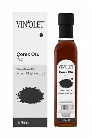 Vinolet Soğuk Sıkım Çörek Otu Yağı 250 Ml