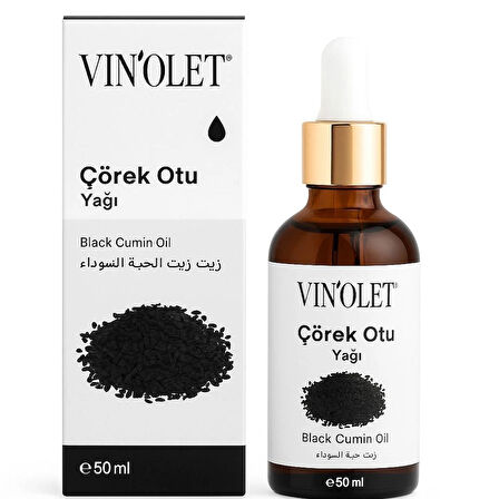 Vinolet Soğuk Sıkım Çörek Otu Yağı 50 Ml