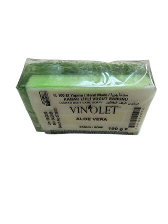Doğal Kabak Lifli Sabun Aloe Vera Özlü 100 Gr