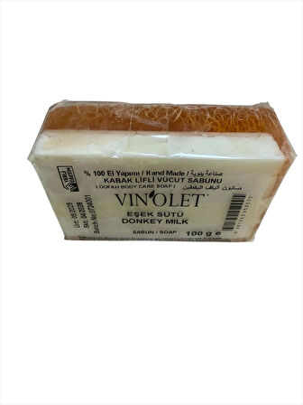 Doğal Kabak Lifli Sabun Eşek Sütü Özlü 100 Gr