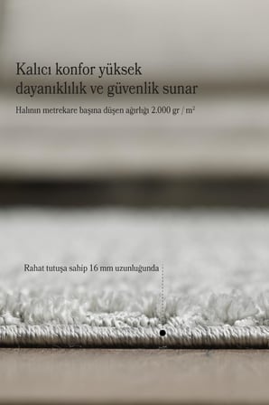 İskandinav Dokuma Bukleli Gri Jüt Taban Halı Salon Mutfak Koridor Yolluk Modern Halı
