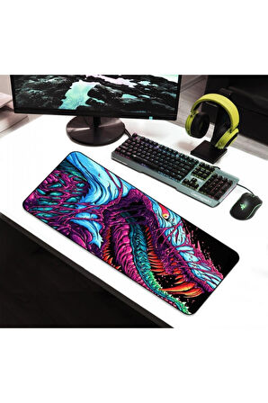 Hyp 90x40 Cm Speed Kaymaz Taban Dikişli Mouse Pad Oyuncu Gamer