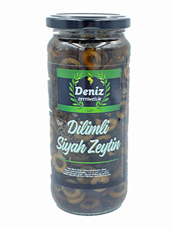 DİLİMLİ SİYAH ZEYTİN 250GR KAVANOZ Ağırlık:250GR