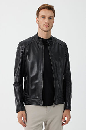 Rodri Siyah Deri Ceket