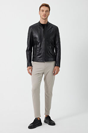 Rodri Siyah Deri Ceket