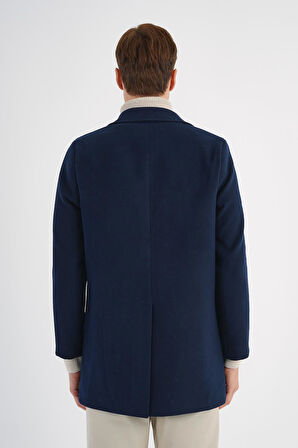 Regal Lacivert Kruvaze Erkek Kaban 