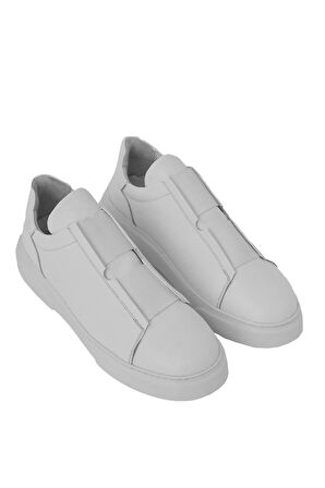 Libe Erkek Beyaz Deri Spor Ayakkabı