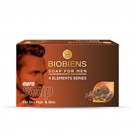 Biobiens Erkek Sabun 80 Gr-Aura(Kuru Saçlar ve Ciltler İçin)