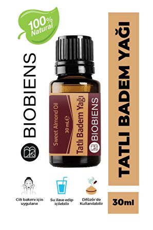 Tatlı Badem Yağı 30 ml