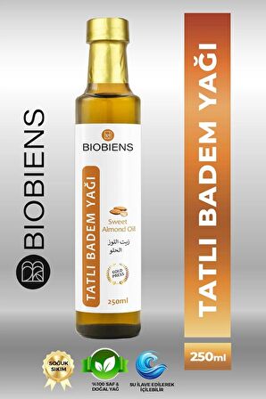 Biobiens Tatlı Badem Yağı 250 ml