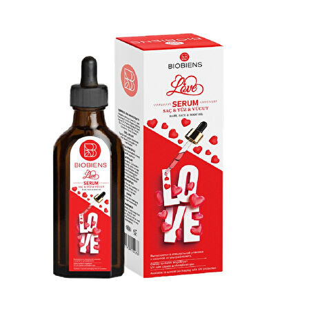 Biobiens Love Saç Yüz Vücut Serumu 100 ML