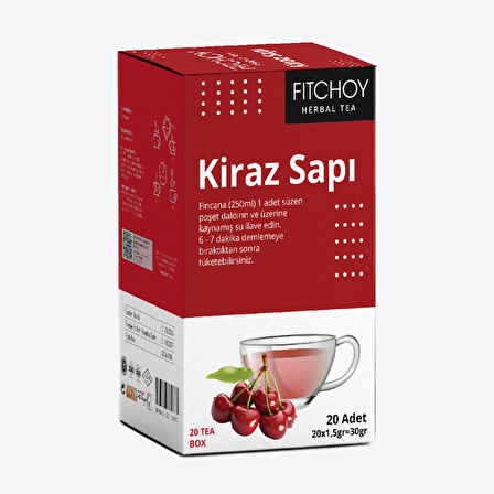 Fitchoy Kiraz Sapı Çayı 20 Adet