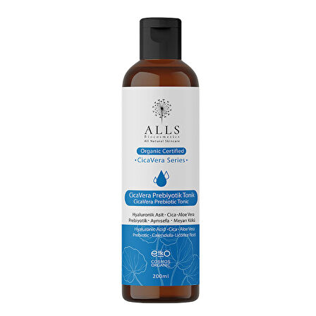 Alls Biocosmetics Organik CicaVera Prebiyotik Tonik 200 ml