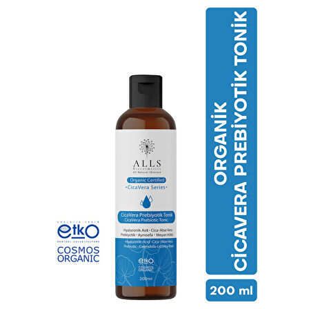 Alls Biocosmetics Organik CicaVera Prebiyotik Tonik 200 ml