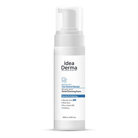 İdea Derma Glikolik Asit Yüz Yıkama Köpüğü 200 ml