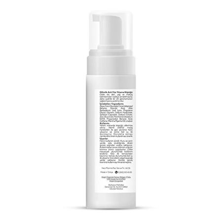 İdea Derma Glikolik Asit Yüz Yıkama Köpüğü 200 ml