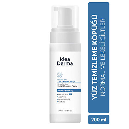 İdea Derma Glikolik Asit Yüz Yıkama Köpüğü 200 ml