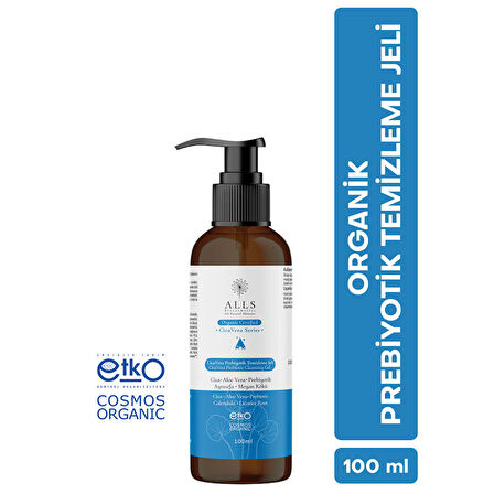 Alls Biocosmetics Organik CicaVera Prebiyotik Temizleme Jeli 100 ml