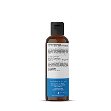 Alls Biocosmetics Organik CicaVera Prebiyotik Tonik 100 ml
