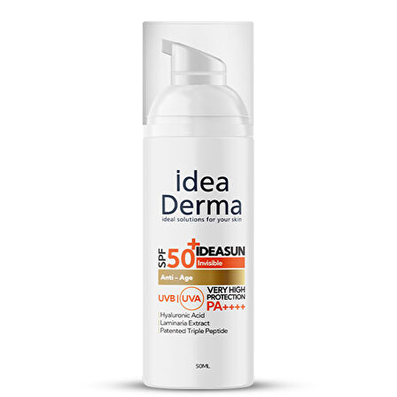 İdea Derma İdeasun Anti Age SPF50+ Yaşlanma Karşıtı Güneş Kremi 50 ml