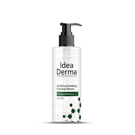 İdea Derma AcniClean Clarifying Foaming Cleanser 200 ml