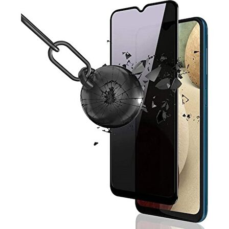 Samsung Galaxy A24 Uyumlu Tam Kaplayan Prıvacy Parlak Hayalet  Cam Ekran Koruyucu