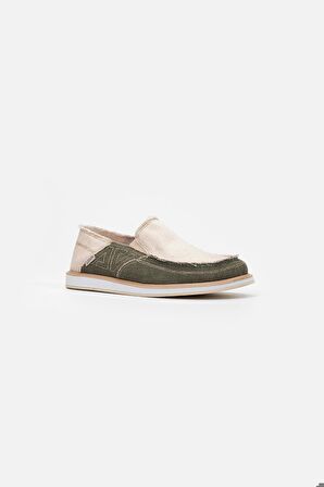 1331 VANEDA LINEN ESPADRIL KETEN ERKEK AYAKKABI BEJ/HAKI 