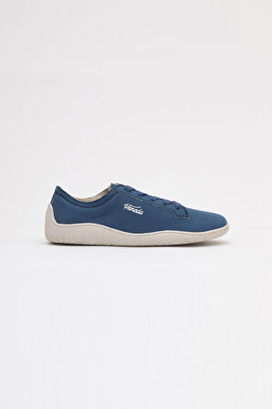 1383 V-BAREFOOT COMFORT KETEN ERKEK AYAKKABI INDIGO MAVI 