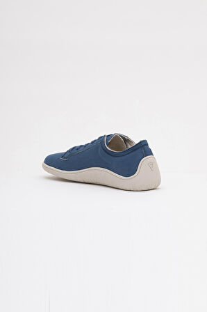 1383 V-BAREFOOT COMFORT KETEN ERKEK AYAKKABI INDIGO MAVI 