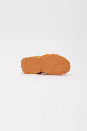 5516 VANEDA HYBRID EVA SANDALET KADIN TERLIK TURUNCU 