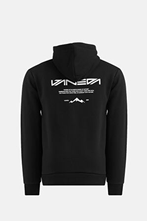 Kapüşonlu Regular Fit Next Unisex Sweatshirt Siyah