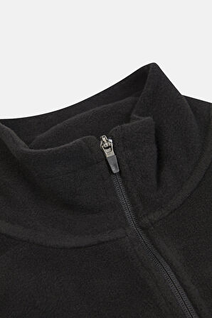 Urbanwild Polar Yarım Fermuarlı Siyah  