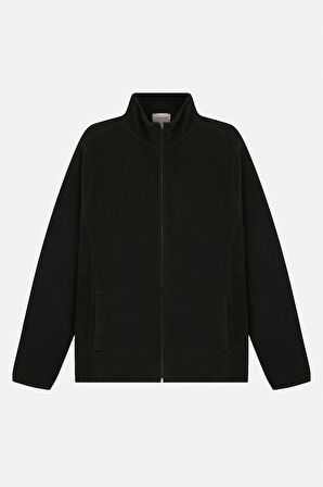 Urbanwild Polar Tam Fermuarlı  Siyah 