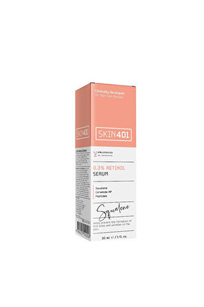 Skin401 0.3% Retinol Pürüzsüzleştirici Ve Yenileyici Serum 30ml
