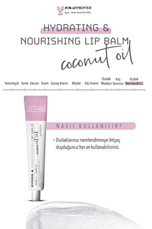 Skin401 Nemlendirici ve Besleyici Dudak Balmı 15ml