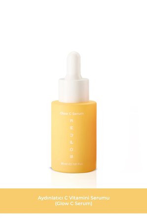 Glow C Serum-%5 Stabil C Vitamini İçeren, Leke Karşıtı, Ton Eşitleyici, Aydınlatıcı ve Canlandırıcı Serum-30 ML