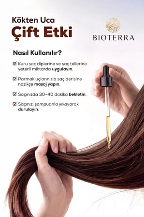 Biberiye, Hint ve Kabak Çekirdeği Yağlı Çift Etkili Saç Bakım Yağı 100 ml – Dökülme Karşıtı Etki Double Effect Hair Oil