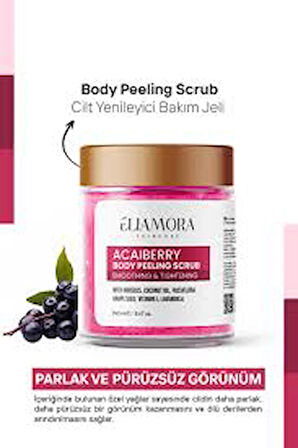 eliamora Body Scrub Besleyici Arındırıcı Nemlendirici Vücut Peelingi 240 gr